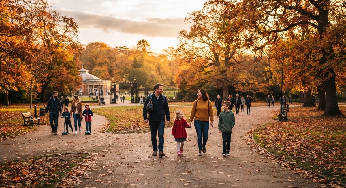Family walks in Abington and Delapre parks